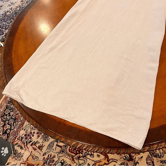 Eileen Fisher Women’s Linen Blend Tank Dress Grey/White Houndstooth Size Small - Picture 4 of 16